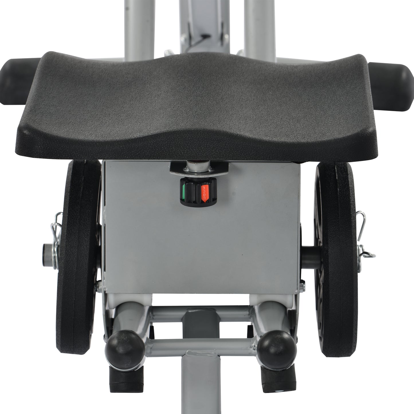 Folding abdominal crunch coaster (Deluxe ab machine)